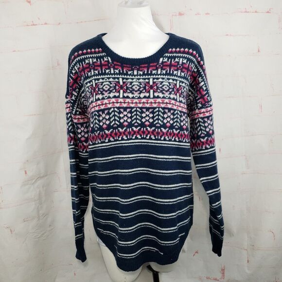 Le Tigre Fair Isle sweater Wool blend large - Picture 1 of 7